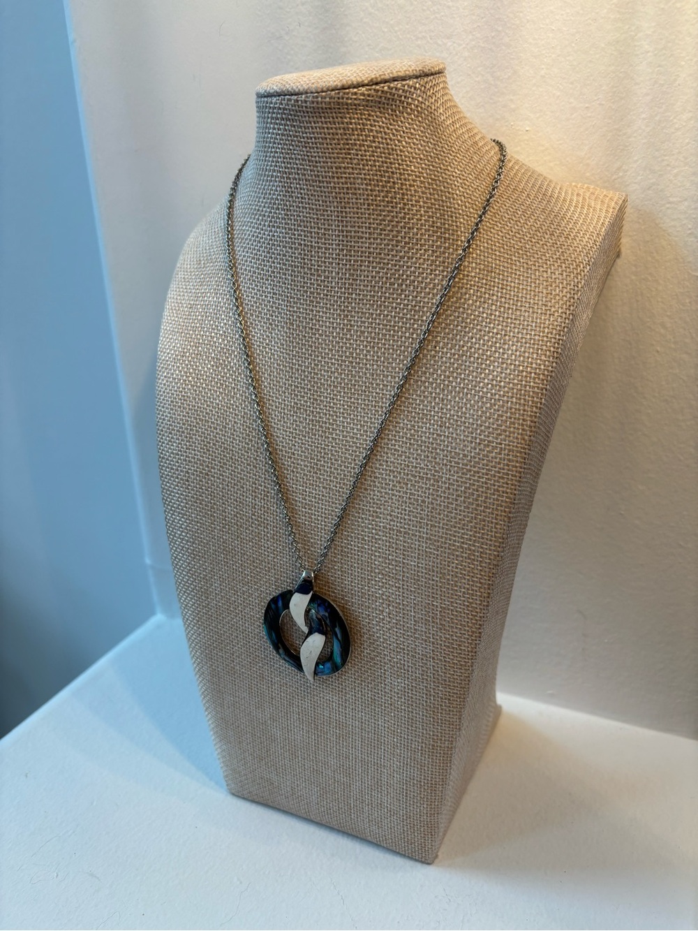 Turquoise Shell Pendant Necklace Coastal Boho Lia Sophia Ocean Style - Picture 8 of 9